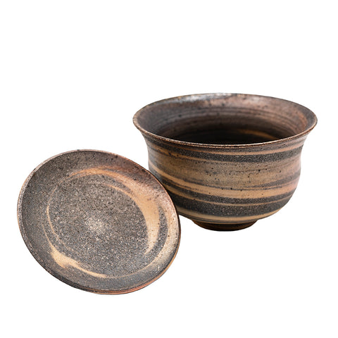 Wood-Fired Dehua Marbled-Clay Gaiwan # 94996
