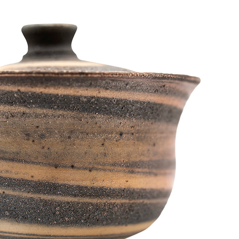 Wood-Fired Dehua Marbled-Clay Gaiwan # 94996