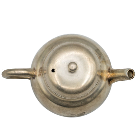 Théière en porcelaine recouverte d'argent avec le caractère « Fu » # 94325