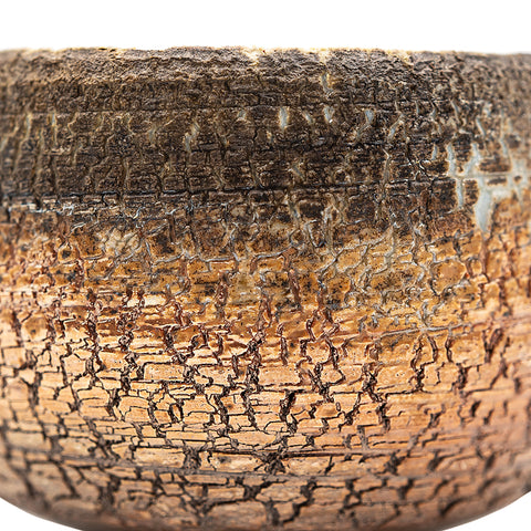 Dehua Woodfired Tea Cup (Crackled Ash Glaze) # 95719, 120 ml
