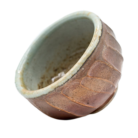 Holzgefeuerter Dehua Melonenrippen-Teebecher Nr. 95729, 85 ml
