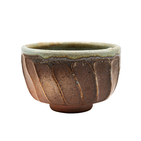 Woodfired Dehua Melon-Rib Cup # 95747, 90 ml