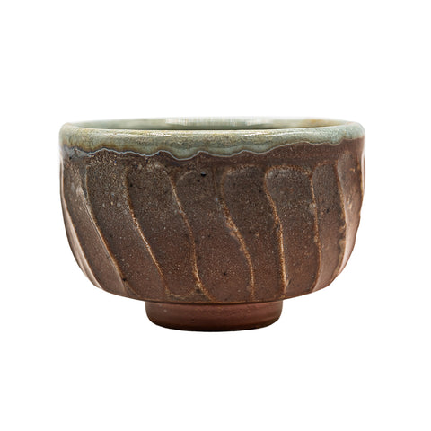 Woodfired Dehua Melon-Rib Cup # 95747, 90 ml