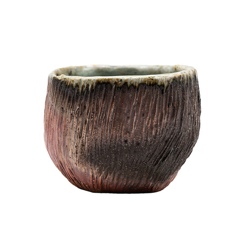 Woodfired Dehua Hand-Pinched Tea Cup # 95749, 130 ml