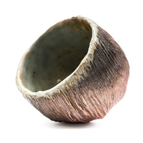 Woodfired Dehua Hand-Pinched Tea Cup # 95749, 130 ml