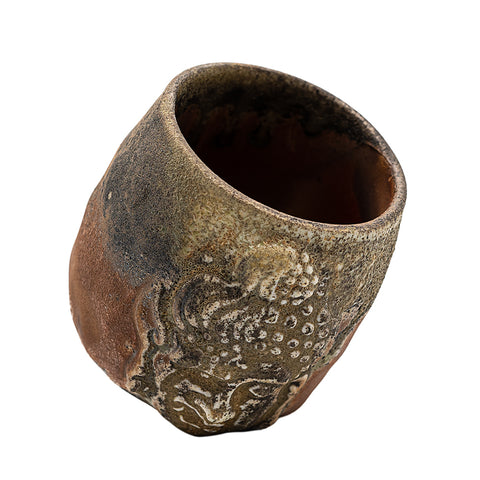 Woodfired Dehua Hand-Pinched Tea Cup # 95749, 130 ml