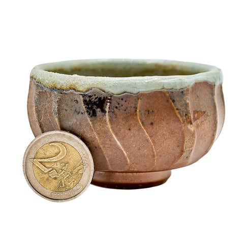 Woodfired Dehua Melon-Ribbed Tea Cup # 95765, 85 ml