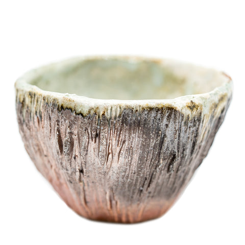 Woodfired Dehua Drip-Glaze Bark Tea Cup # 95768, 70 ml