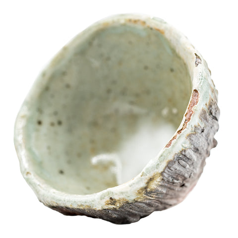 Woodfired Dehua Drip-Glaze Bark Tea Cup # 95768, 70 ml