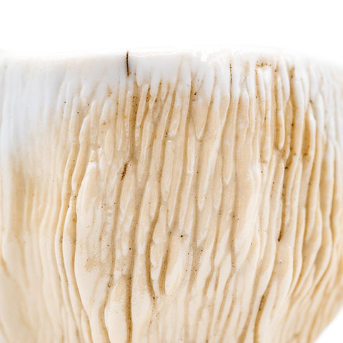 Holzgefeuerter Dehua-Tee-Becher mit Rindenstruktur # 95774, 175 ml