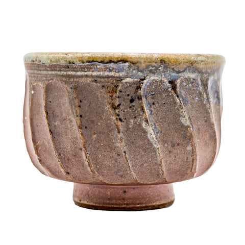 Holzgefeuerter Dehua Teetasse mit Spiralmuster # 95778, 90 ml