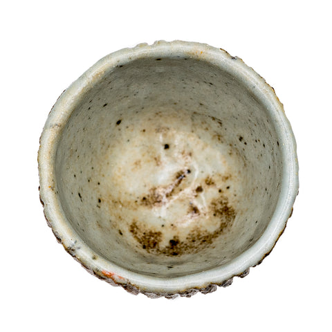 Holzgefeuerter Dehua-Tee-Becher mit Rindenstruktur # 95779, 75 ml