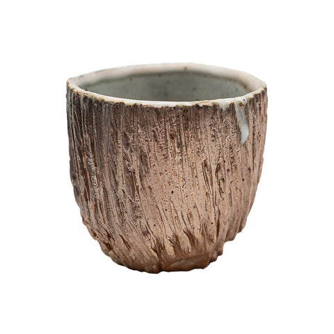 Woodfired Dehua Bark-Texture Tea Cup # 95782, 85 ml