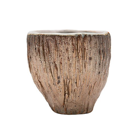 Woodfired Dehua Bark Teacup # 95785, 85 ml