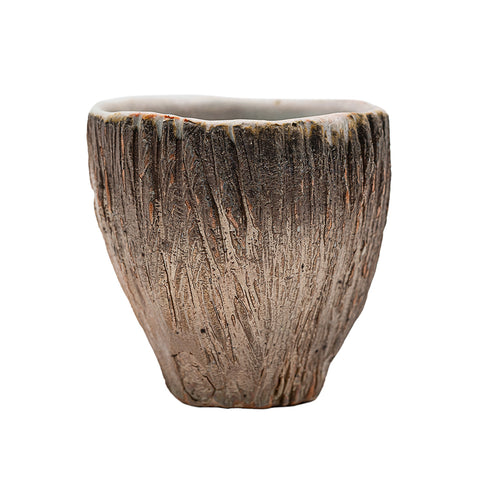 Woodfired Dehua Bark Teacup # 95785, 85 ml