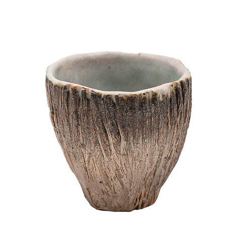 Woodfired Dehua Bark Teacup # 95785, 85 ml