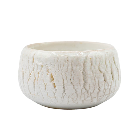 Woodfired Dehua Ice-Crackle Drum Tea Cup # 95791, 85 ml