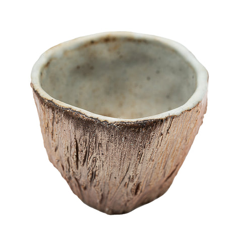Holzgefeuerter Dehua Rindenteetasse # 95804, 70 ml