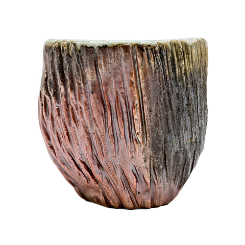 Woodfired Dehua Bark-Texture Tea Cup # 95815, 95 ml