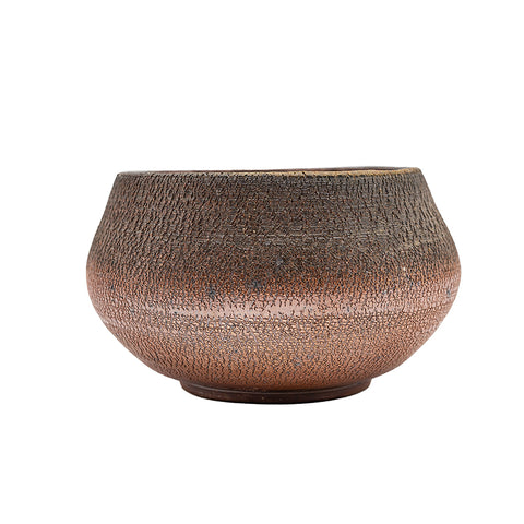 Woodfired Dehua Tea Bowl (Textured Brown) # 95823, 620 ml