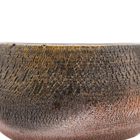 Woodfired Dehua Tea Bowl (Textured Brown) # 95823, 620 ml