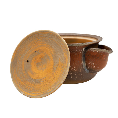 Woodfired Dehua Flat-bodied Teapot # 95830, 200 ml
