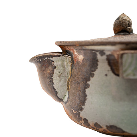 Woodfired Dehua Flat-bodied Teapot # 95830, 200 ml