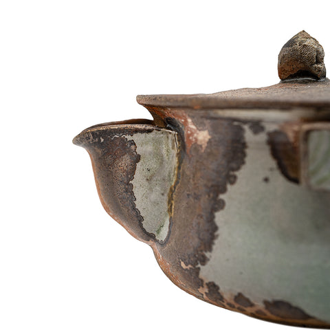 Woodfired Dehua Flat-bodied Teapot # 95830, 200 ml