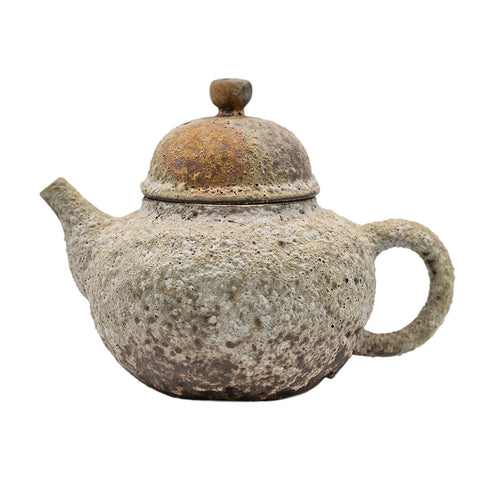 Holzgefeuerte Dehua Trommelbauch-Teekanne Nr. 95833, 165 ml