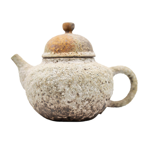 Holzgefeuerte Dehua Trommelbauch-Teekanne Nr. 95833, 165 ml
