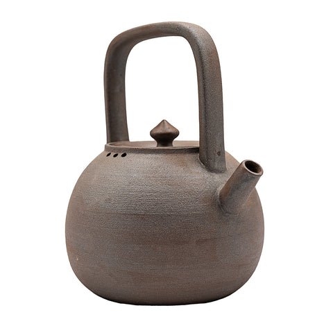Woodfired Dehua Carrying-Handle Teapot # 95834, 758 ml