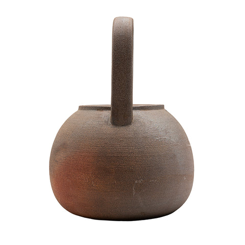Woodfired Dehua Carrying-Handle Teapot # 95834, 758 ml
