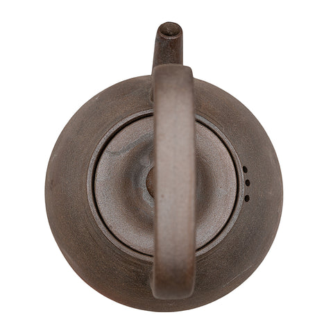 Woodfired Dehua Carrying-Handle Teapot # 95834, 758 ml