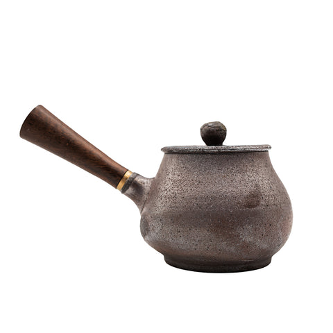 Woodfired Dehua Side-Handle Teapot # 95835, 220 ml