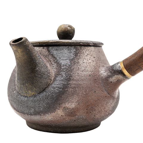 Woodfired Dehua Side-Handle Teapot # 95835, 220 ml