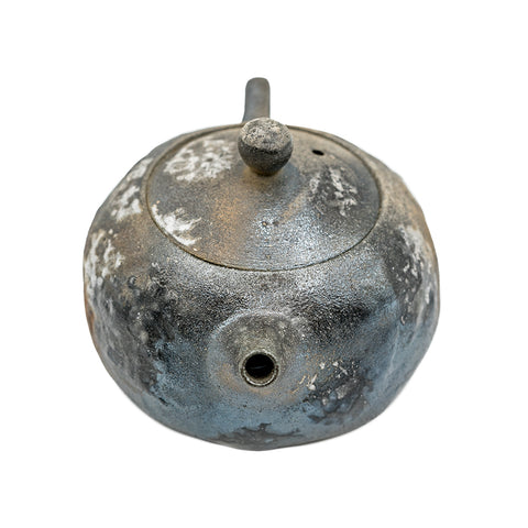 Woodfired Dehua Bian Yuan Teapot (Flat-Round) # 95848, 170 ml
