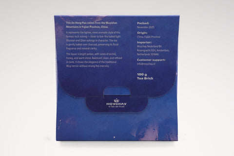Qing Da Hong Pao (Light Roast) Tea Brick 100g