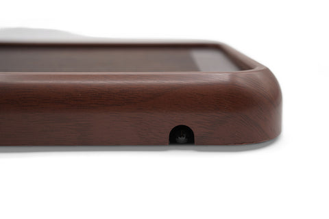 Chaban (Tea Tray) Playing Guqin Chestnut Large # 95864