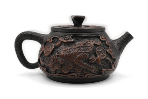 Stone Ladle Teapot - Golden Toad # 96149