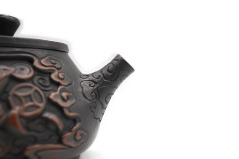 Stone Ladle Teapot - Golden Toad # 96149