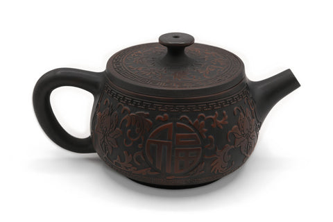 Han Tile Teapot - Lotus Vine # 96154