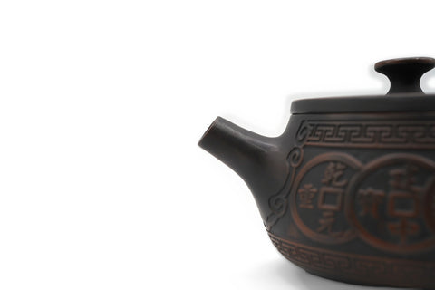 Han Tile Teapot - Wealth and Treasure # 96155