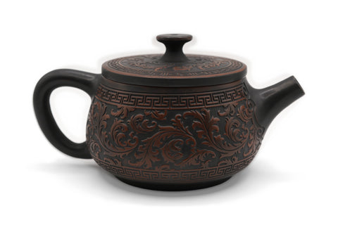 Han Tile Teapot - Leaves Pattern # 96156