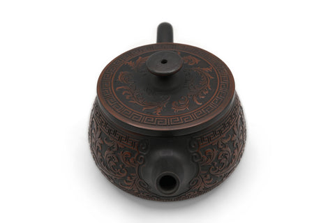 Han Tile Teapot - Leaves Pattern # 96156