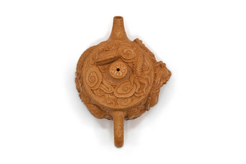 Yellow ClayTeapot - The Dragon is Watching # 96170