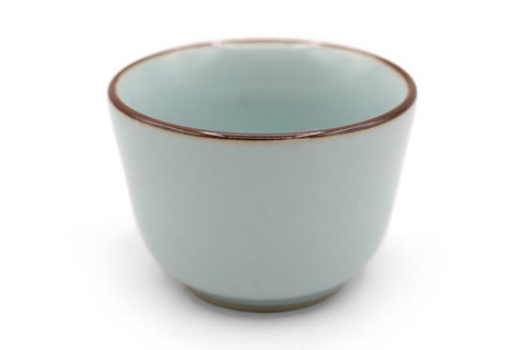 Celadon Brown Rim Cup # 95958