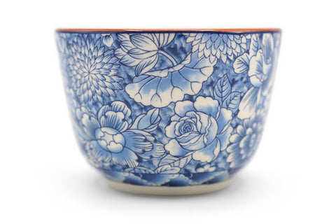 Blue and White Flowers Cup # 95964