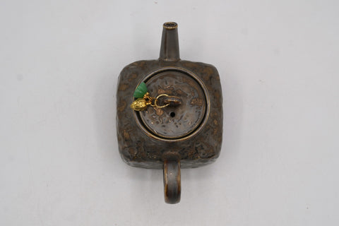 Iron Rust Square Teapot # 96126