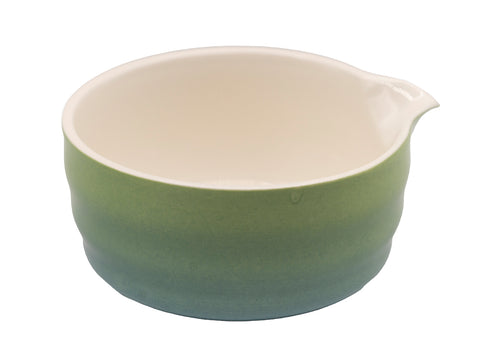 Gradient Green-Blue Katakuchi Matcha Bowl # 94735