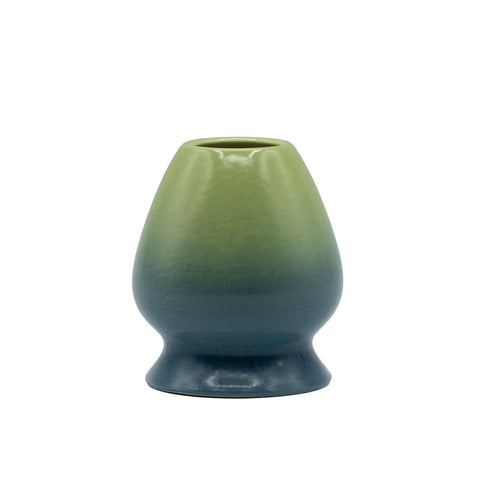 Green-Blue Matcha Whisk Holder (Kusenaoshi) # 94592